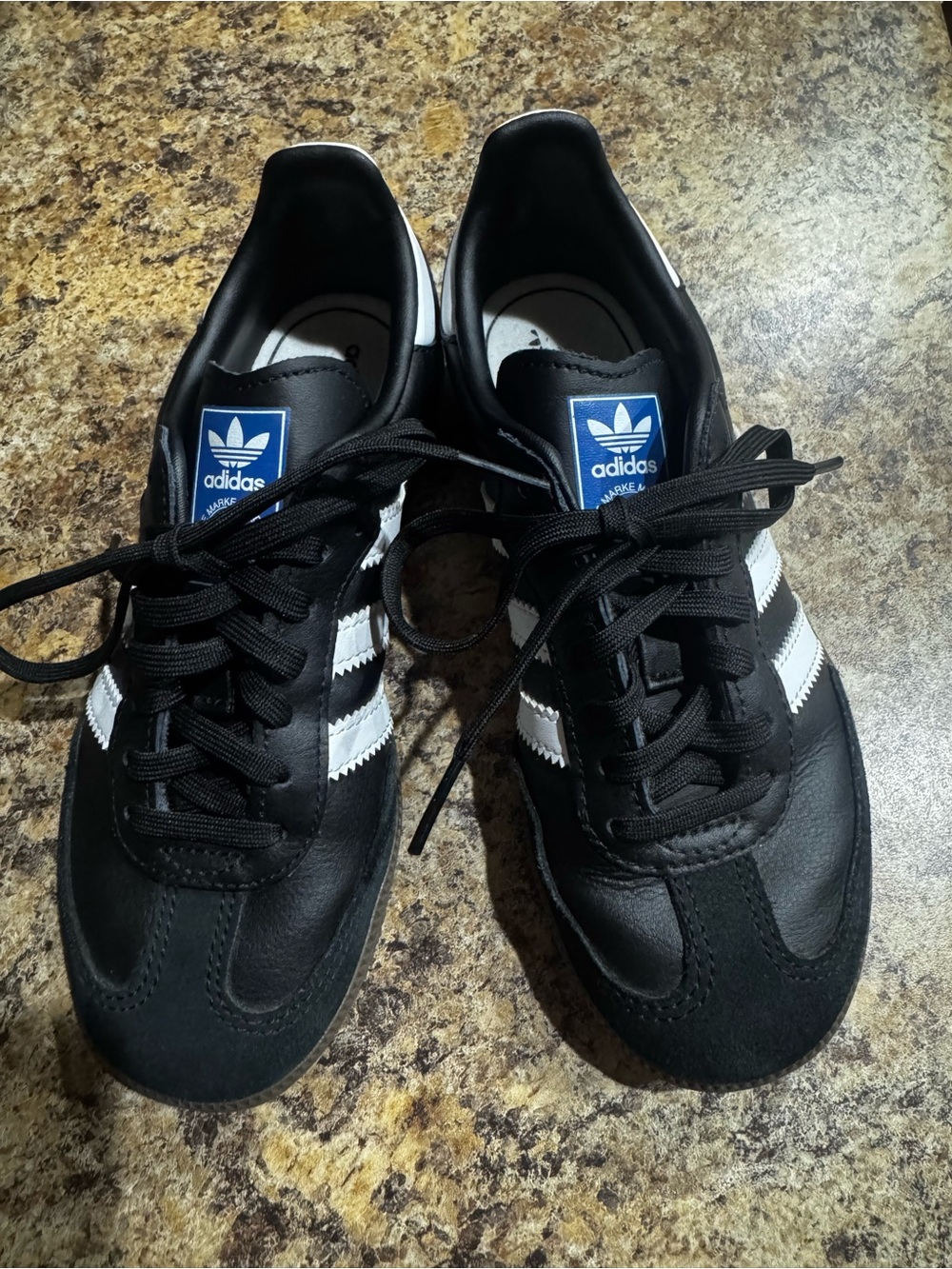 Adidas kids Black & White Classic Samba Sneakers